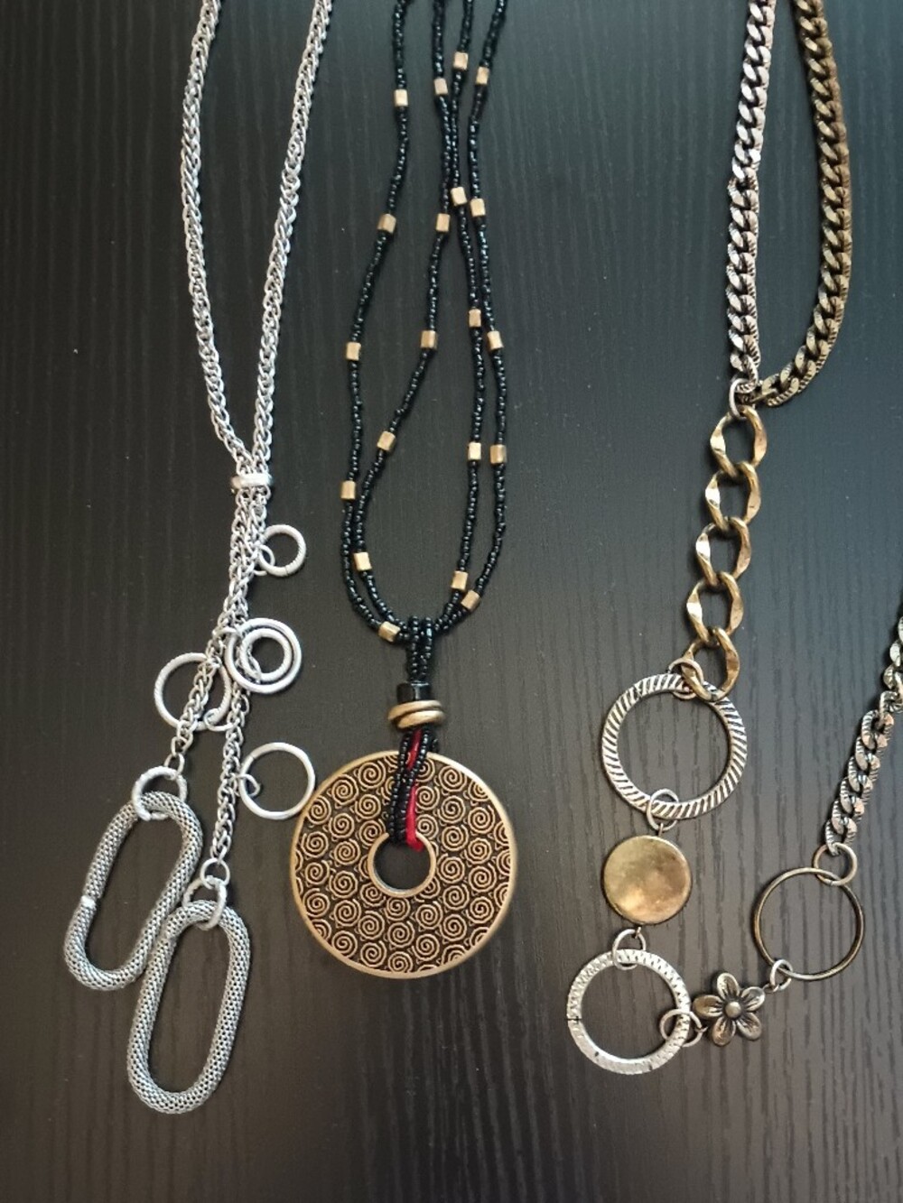 Set Of 3 Long Necklaces